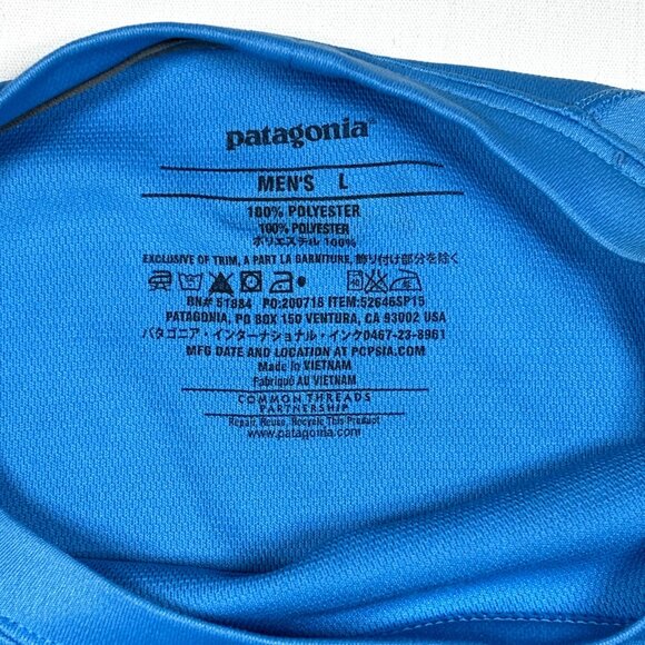 Lot of 2 Patagonia Fitz Roy Performance Fishing Zip-Pocket L/S T-Shirt Mens L - Picture 12 of 15